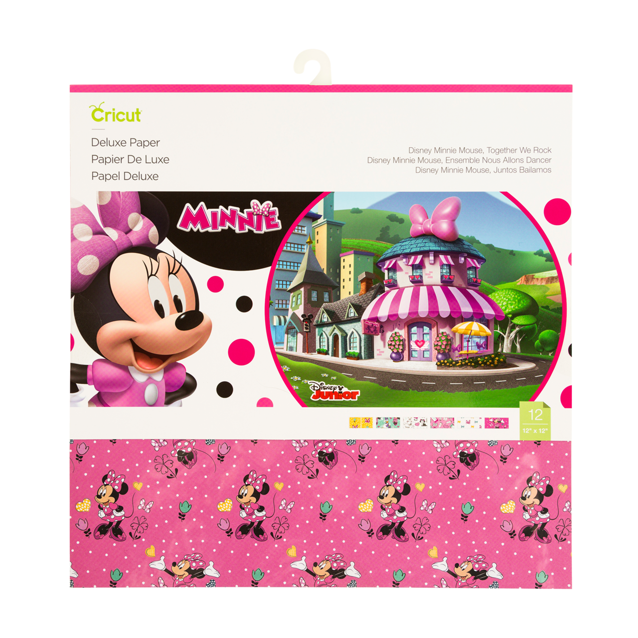 Cricut&#xAE; Disney&#xAE; Minnie Mouse Together We Rock Deluxe Paper, 12&#x22; x 12&#x22; 